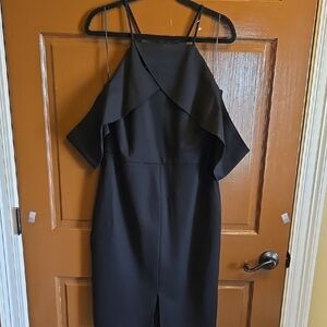 Gianni Bini-Black sleeveless cold shoulder sheath dress Size L. NWT